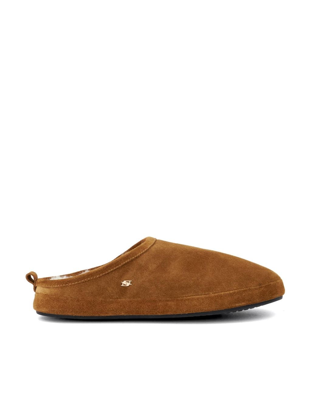 Dune Brown Warmth Faux Shearling-Lined Slippers