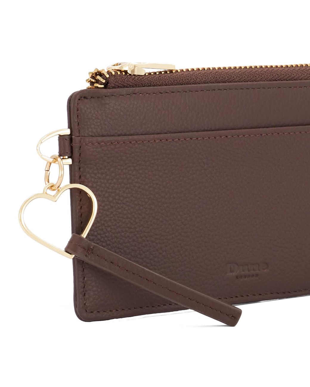 Dune Brown Keeping Zip-Up Card Holder