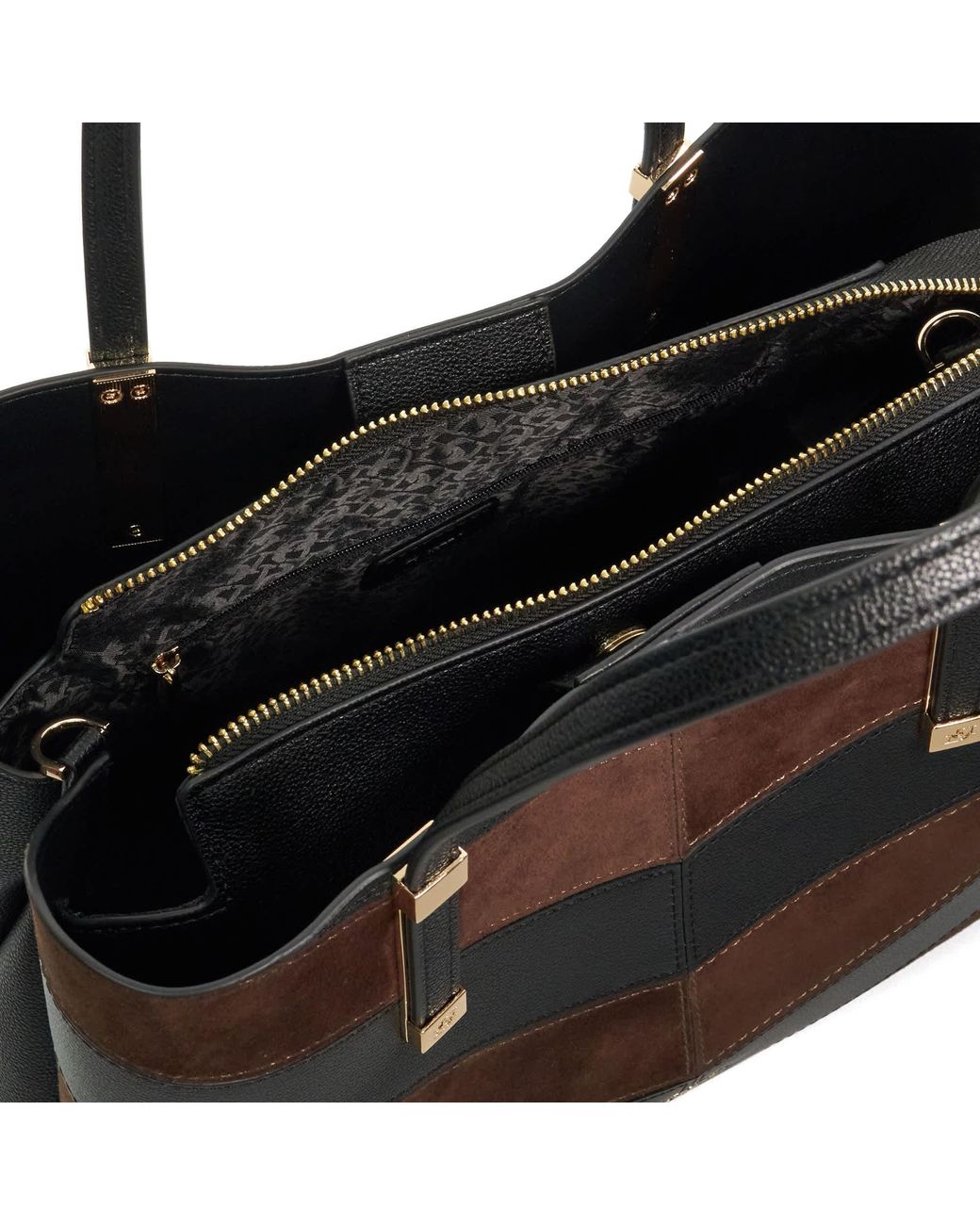 Dune Black Dorry P Textured Shoulder Bag