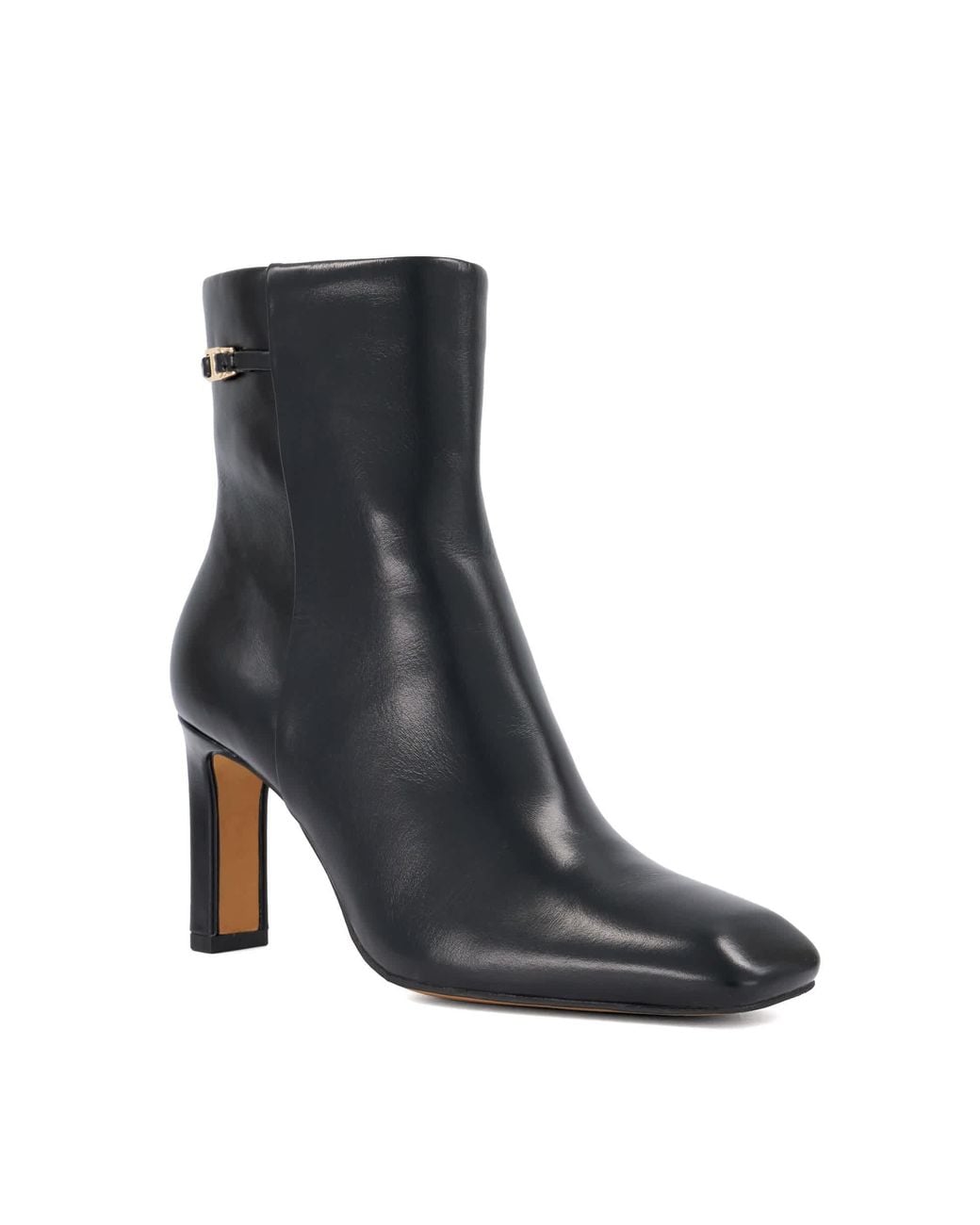 Dune Black Onora Heeled Ankle Boots
