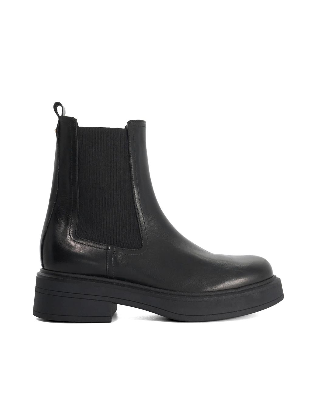 Dune Black Pixx Slip-On Ankle Boots