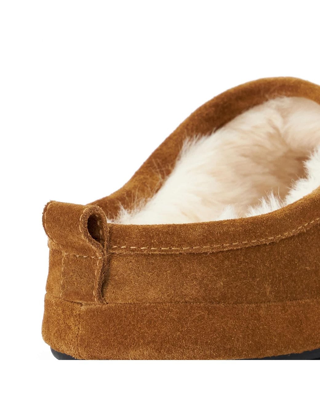 Dune Brown Warmth Faux Shearling-Lined Slippers