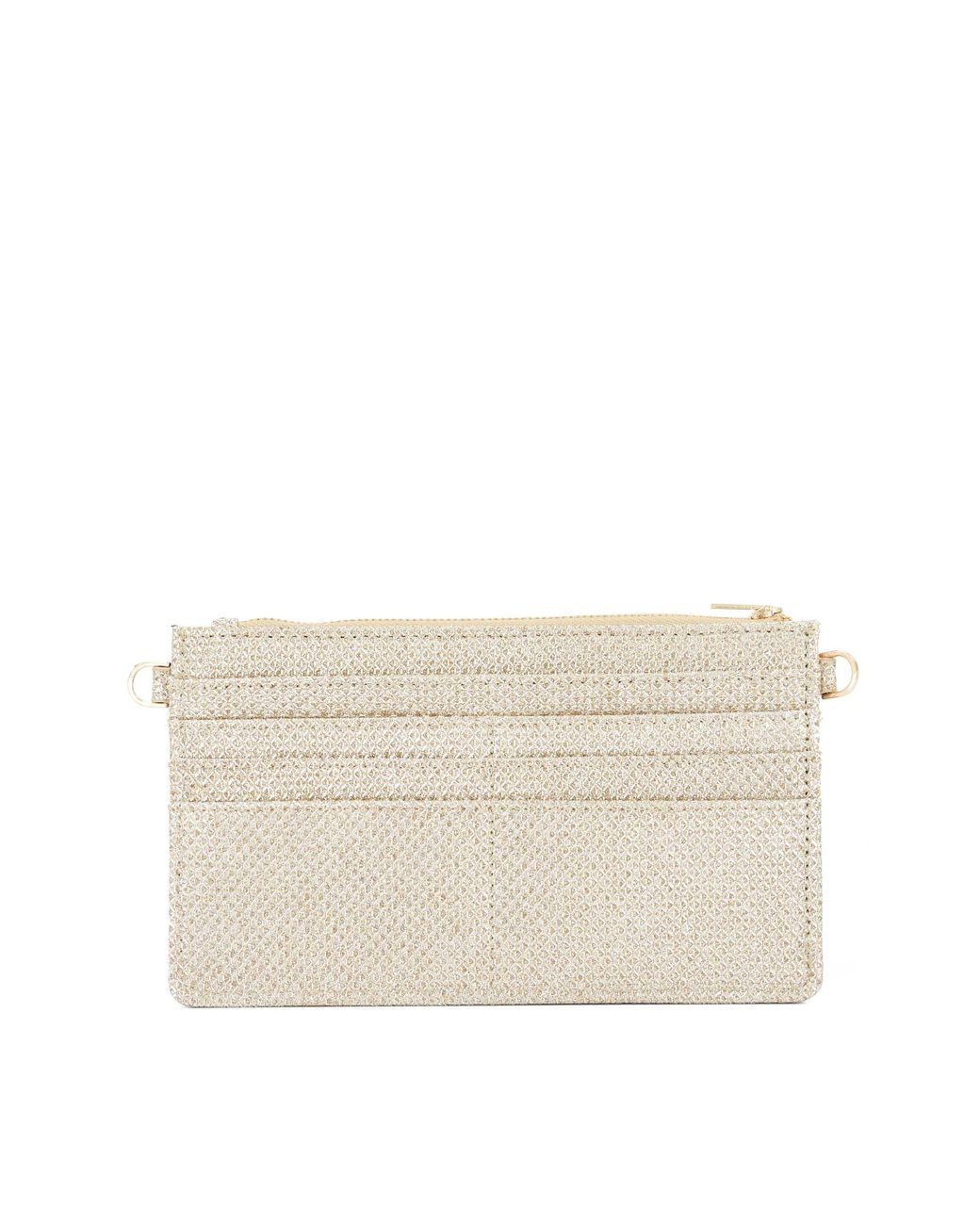 Dune Natural Kerrie Slim Purse With Removable Card Holder