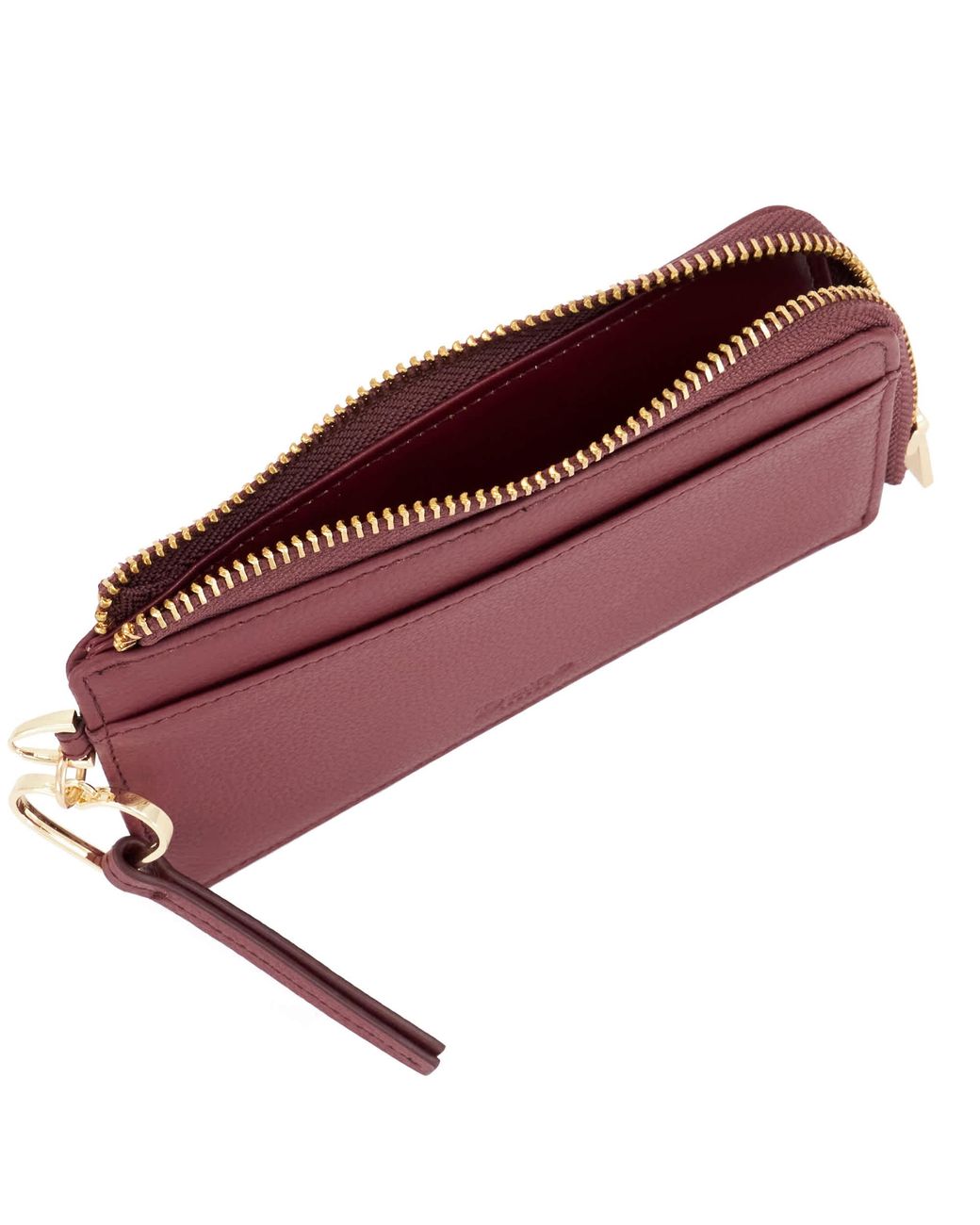 Dune Purple Keeping Zip-Up Card Holder