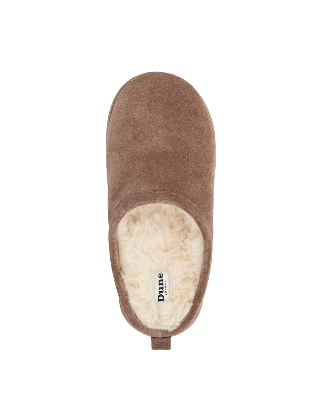 Dune Brown Warmth Faux Shearling-Lined Slippers