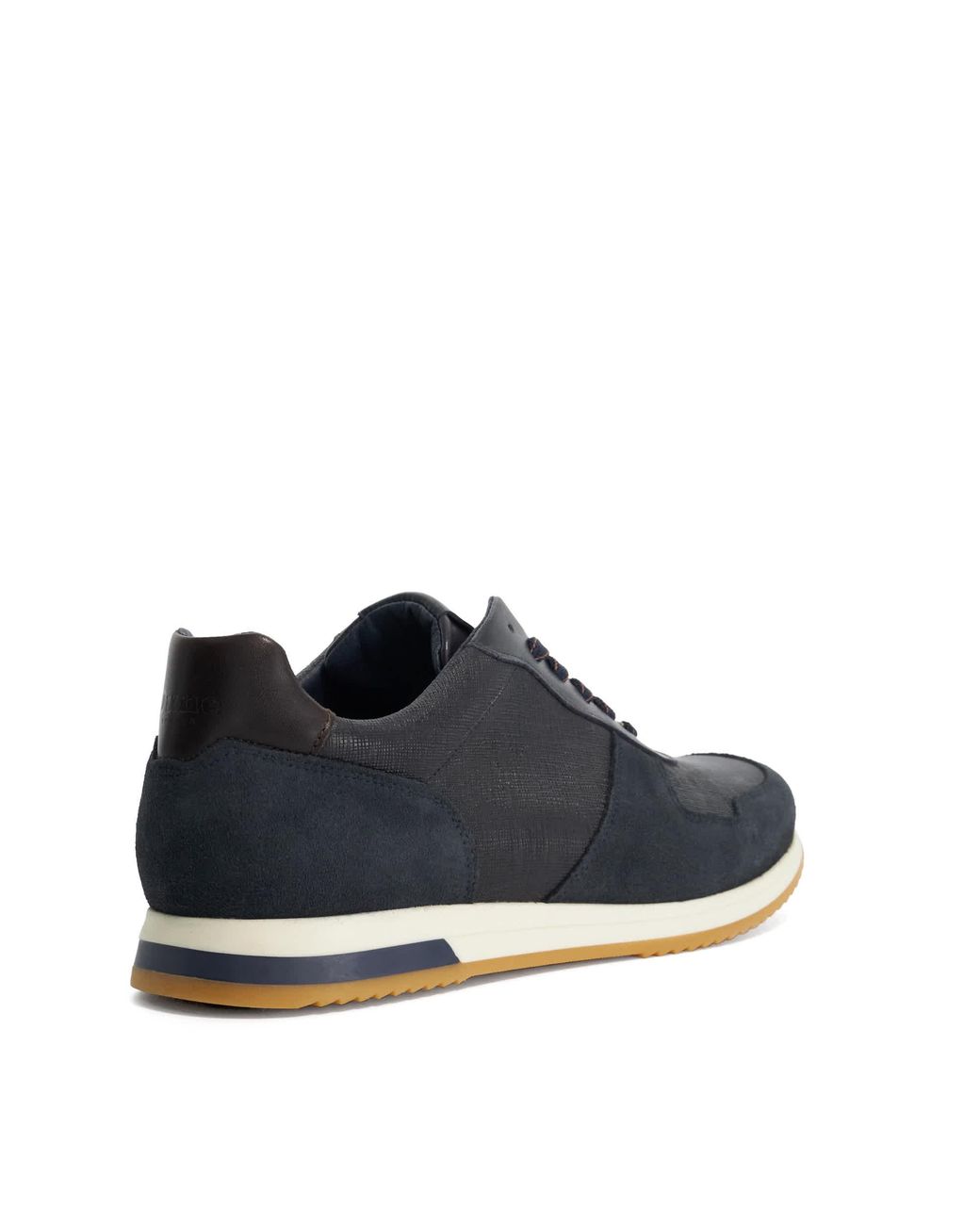 Dune Blue Trusting Lace-Up Low-Top Trainers for men