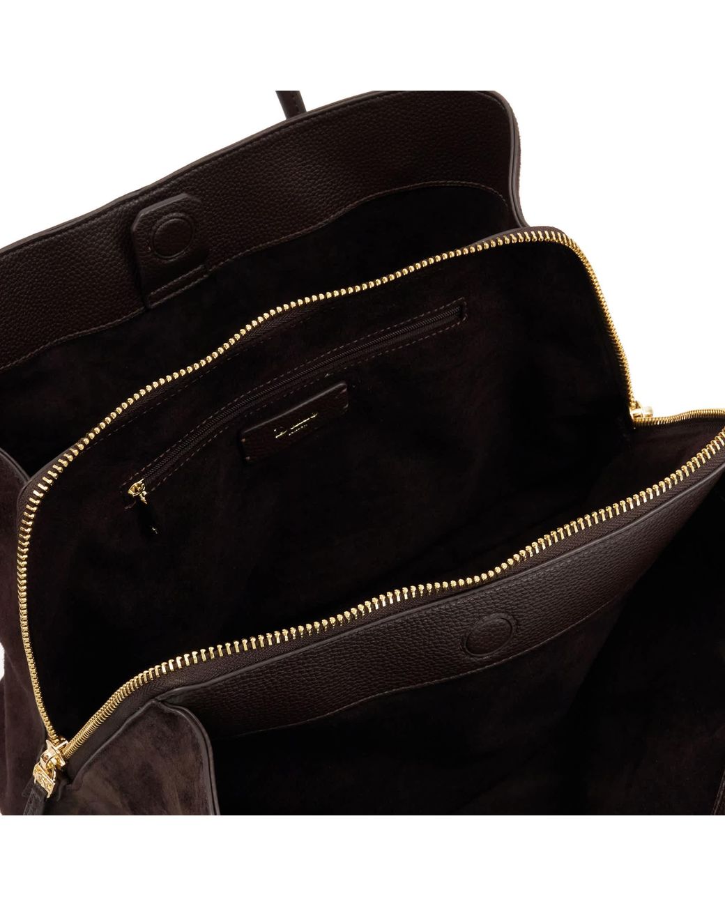 Dune Brown Deserving L Tag-Detail Shoulder Bag