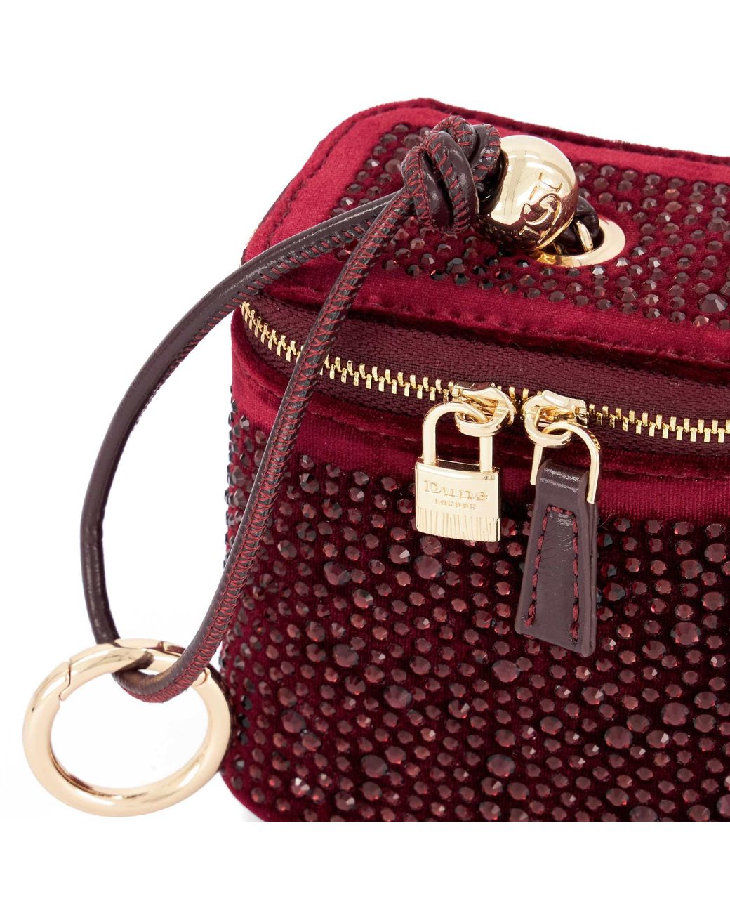 Dune Red Surround Mini Vanity Bag