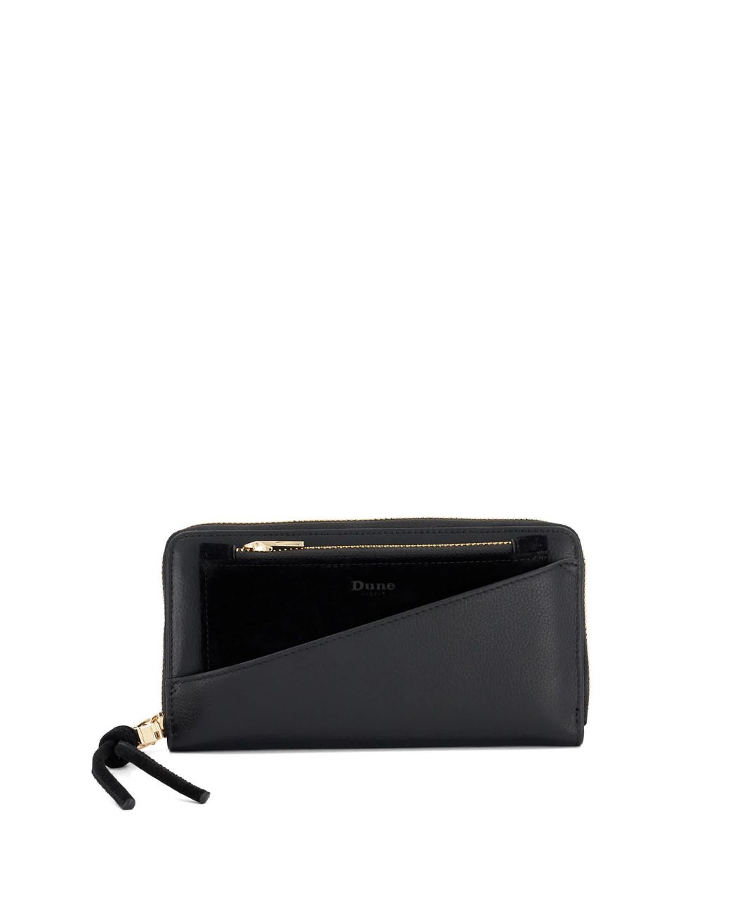 Dune Black Kindling Zip-Around Continental Wallet