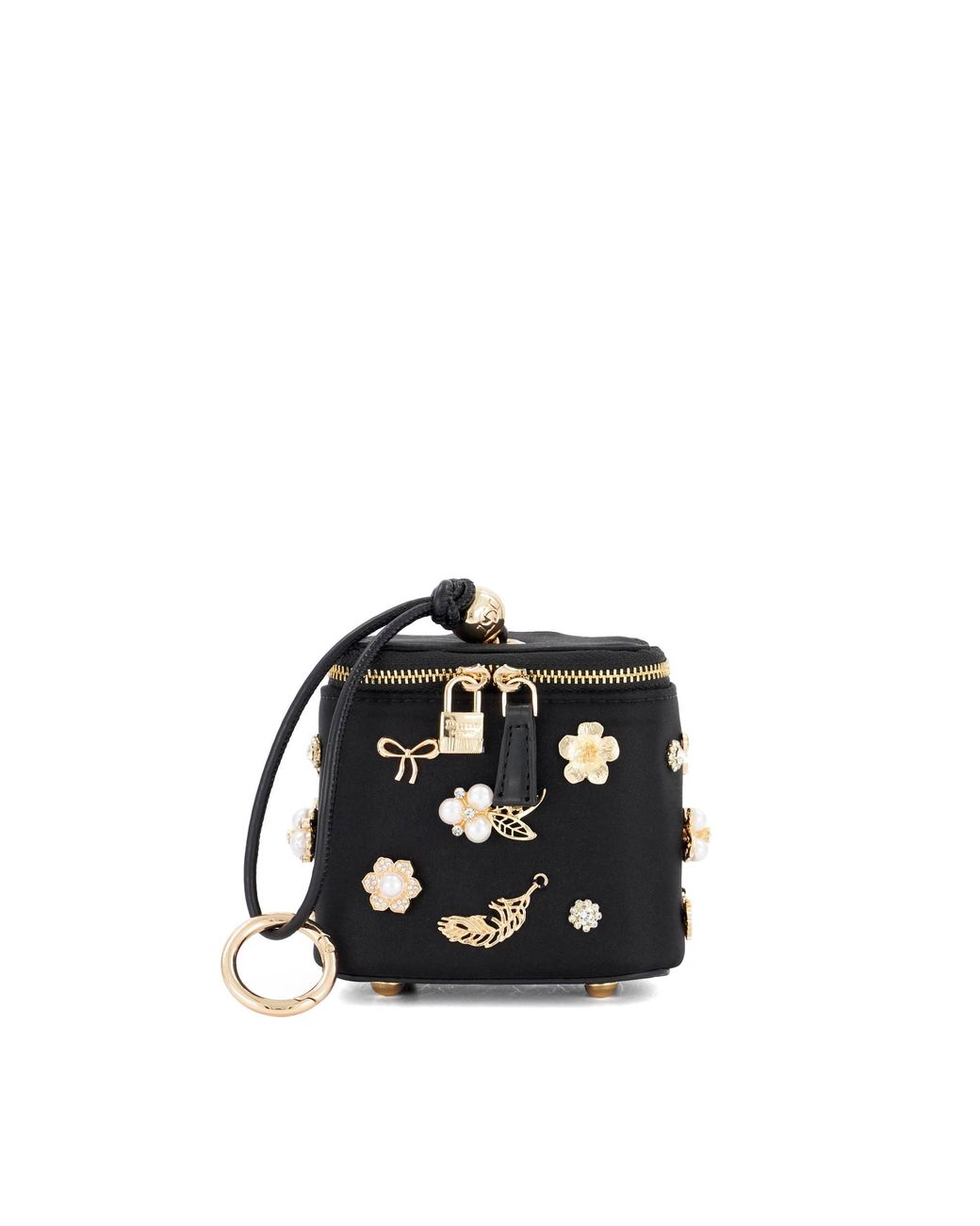 Dune Black Surround Mini Vanity Bag