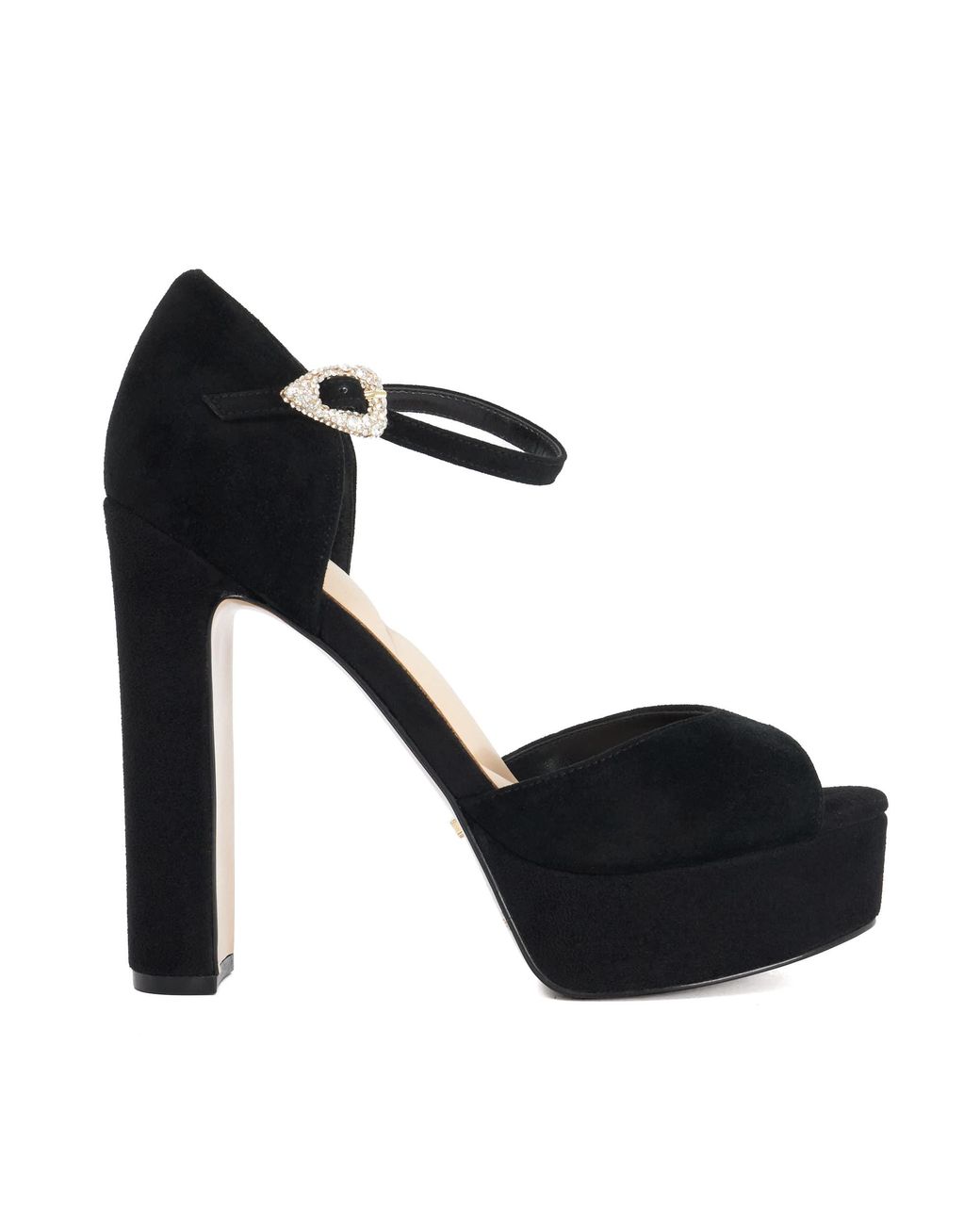 Dune Black Myans Block-Heel Platform Sandals