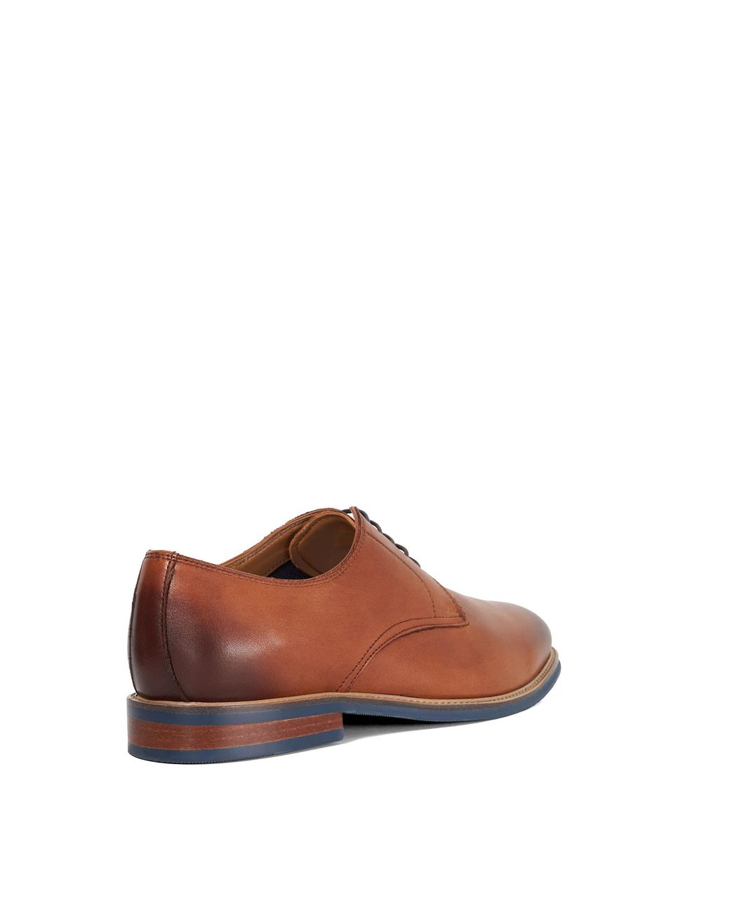 Dune Brown Stanleyy Wf Leather Wide Fit Gibson for men
