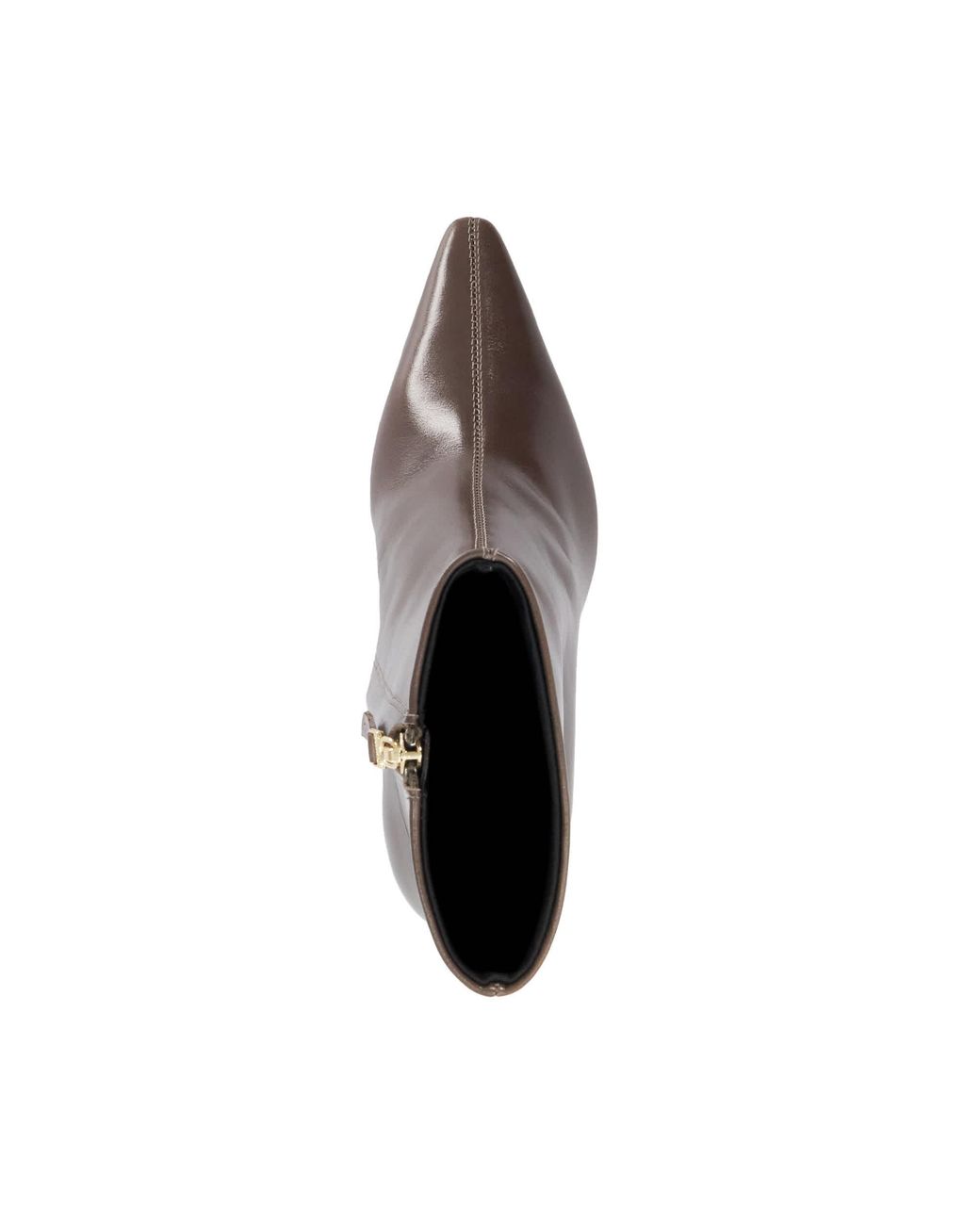 Dune Brown Omara Stiletto-Heel Ankle Boots