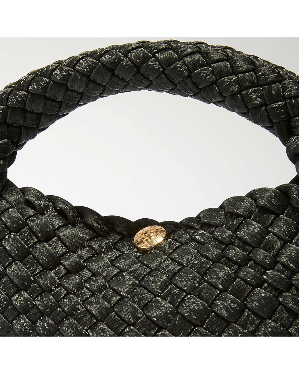 Dune Black Dinkydeliberate Mini Woven Grab Bag