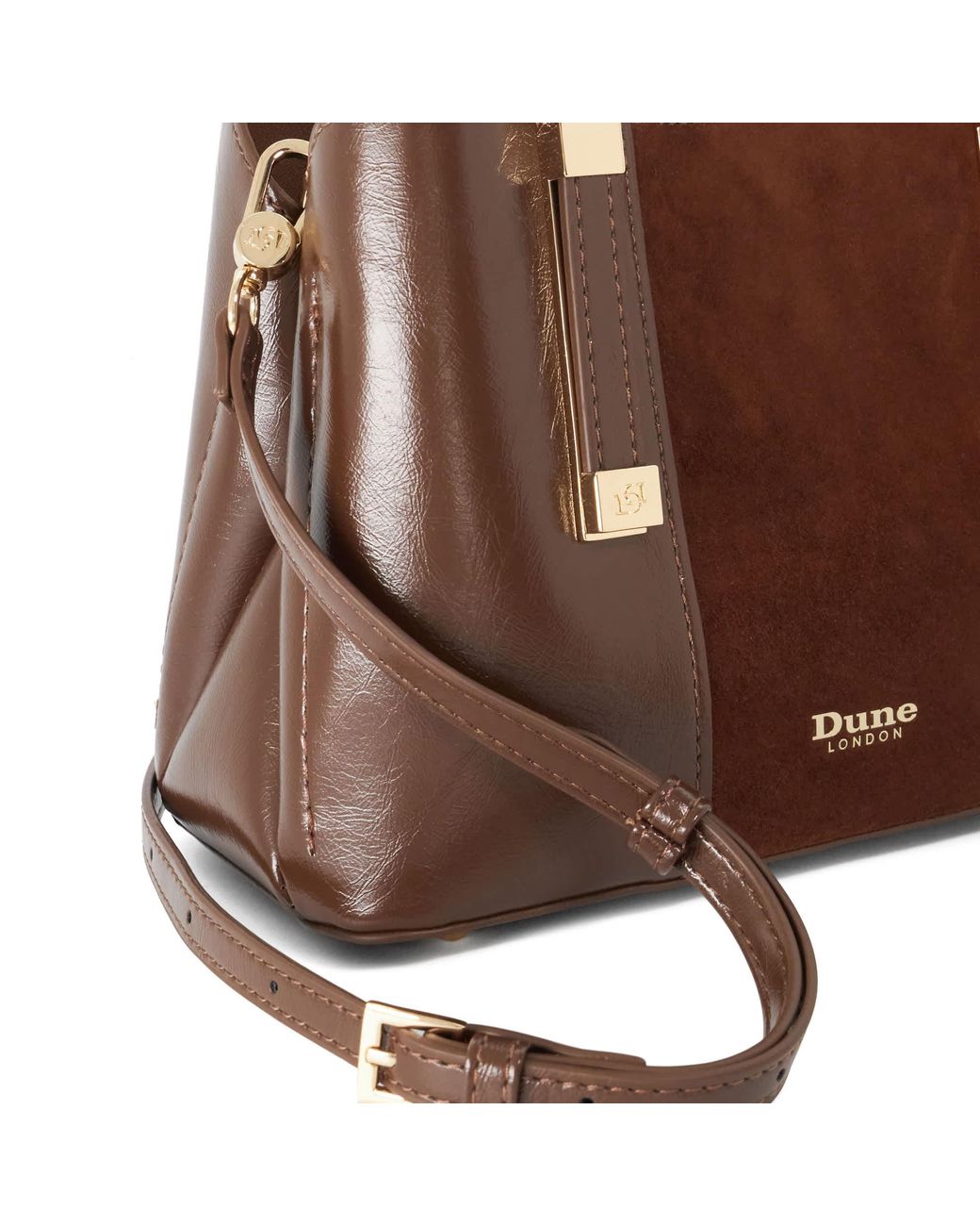 Dune Brown Dinkydorry P Textured Tote Bag