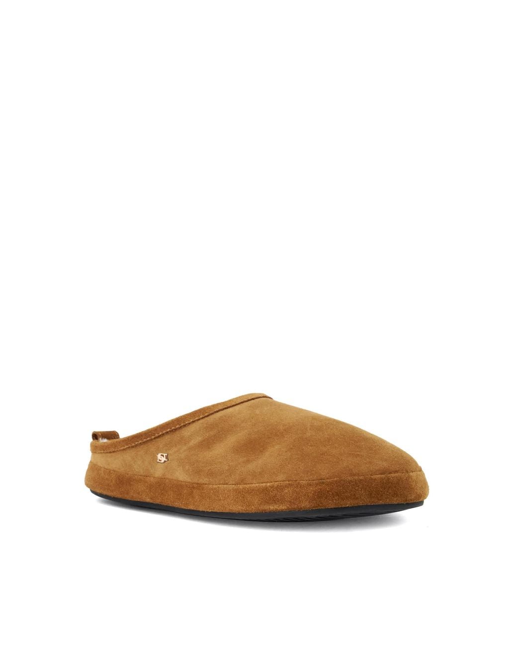 Dune Brown Warmth Faux Shearling-Lined Slippers