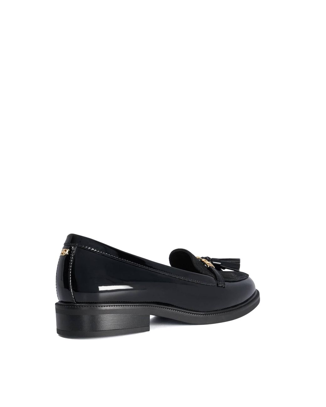 Dune Black Gazeles Tassel Loafers