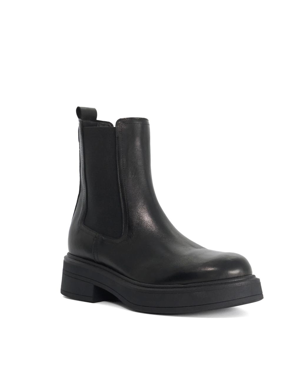Dune Black Pixx Slip-On Ankle Boots