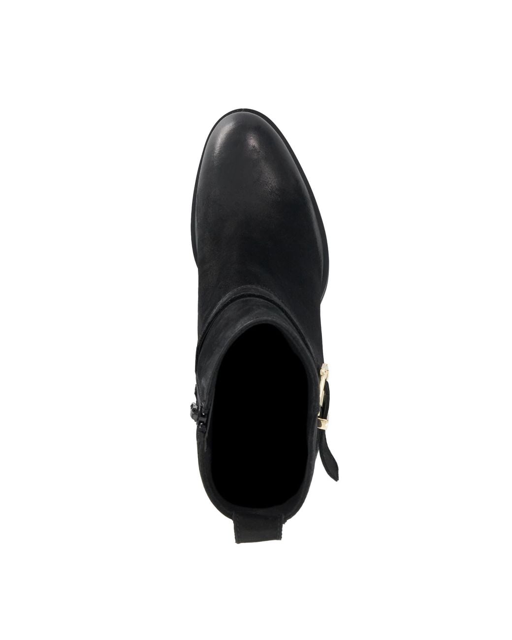 Dune Black Pommel Heeled Ankle Boots