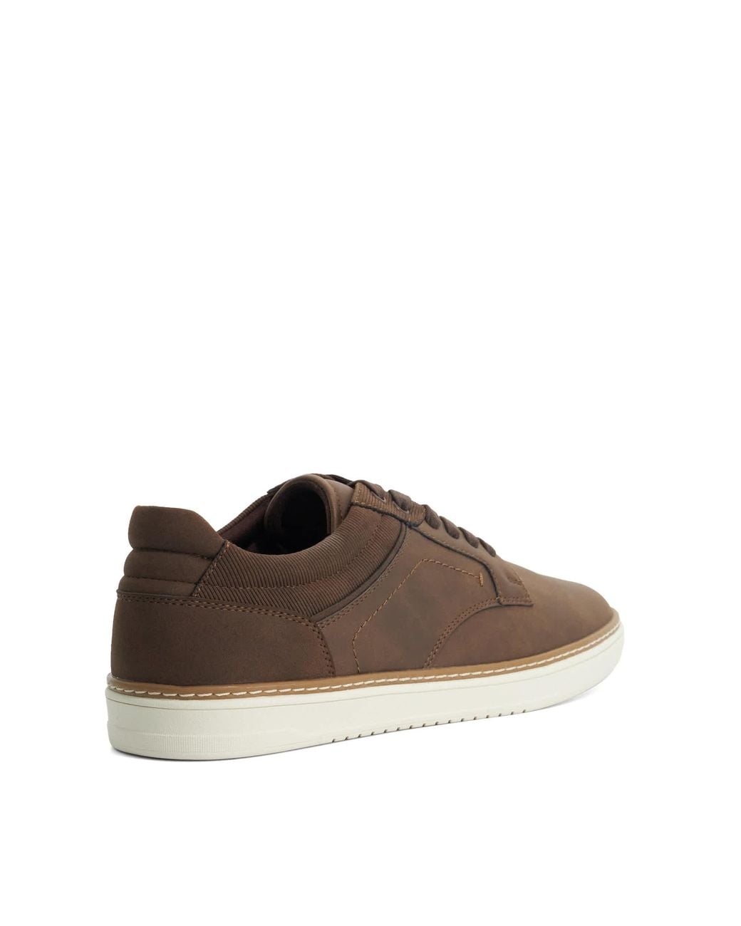 Dune Brown Teo Lace-Up Low-Top Trainers for men
