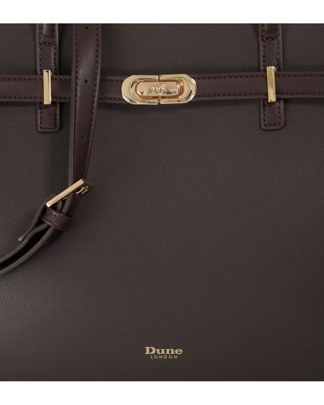 Dune Black Define Belted Shoulder Bag