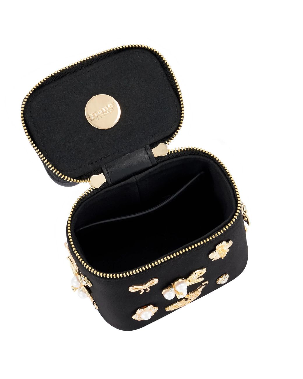 Dune Black Surround Mini Vanity Bag