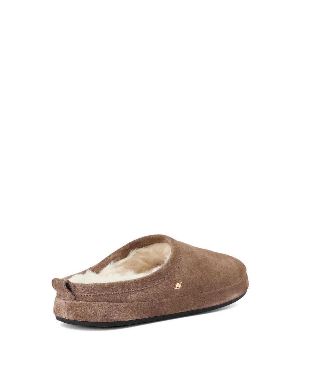 Dune Brown Warmth Faux Shearling-Lined Slippers