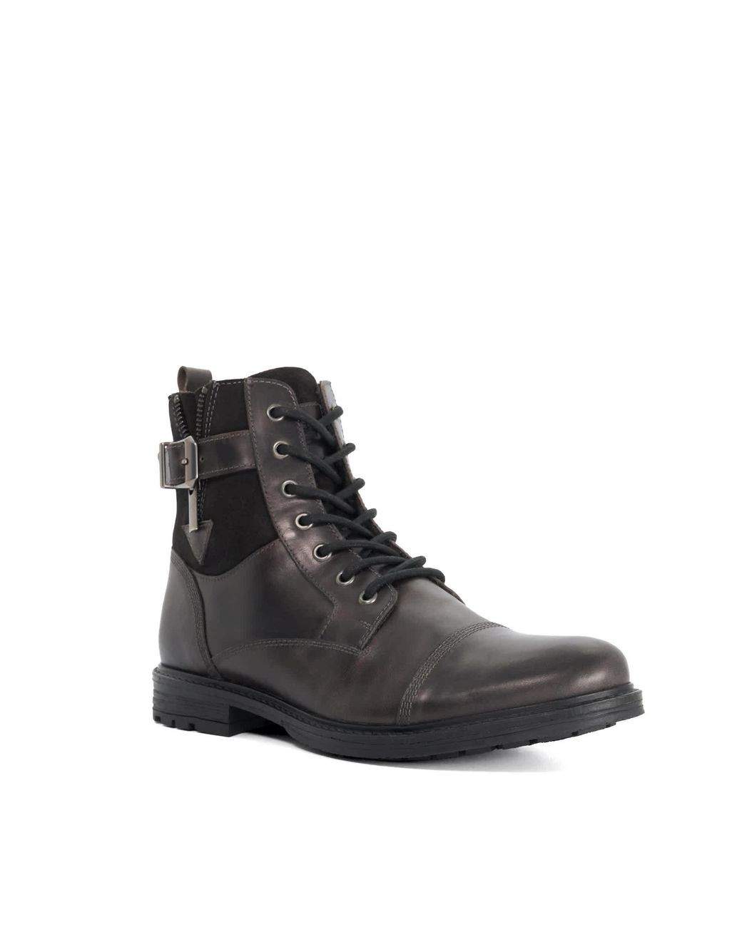 Dune Black Call Casual Buckle Detail Ankle Boots for men