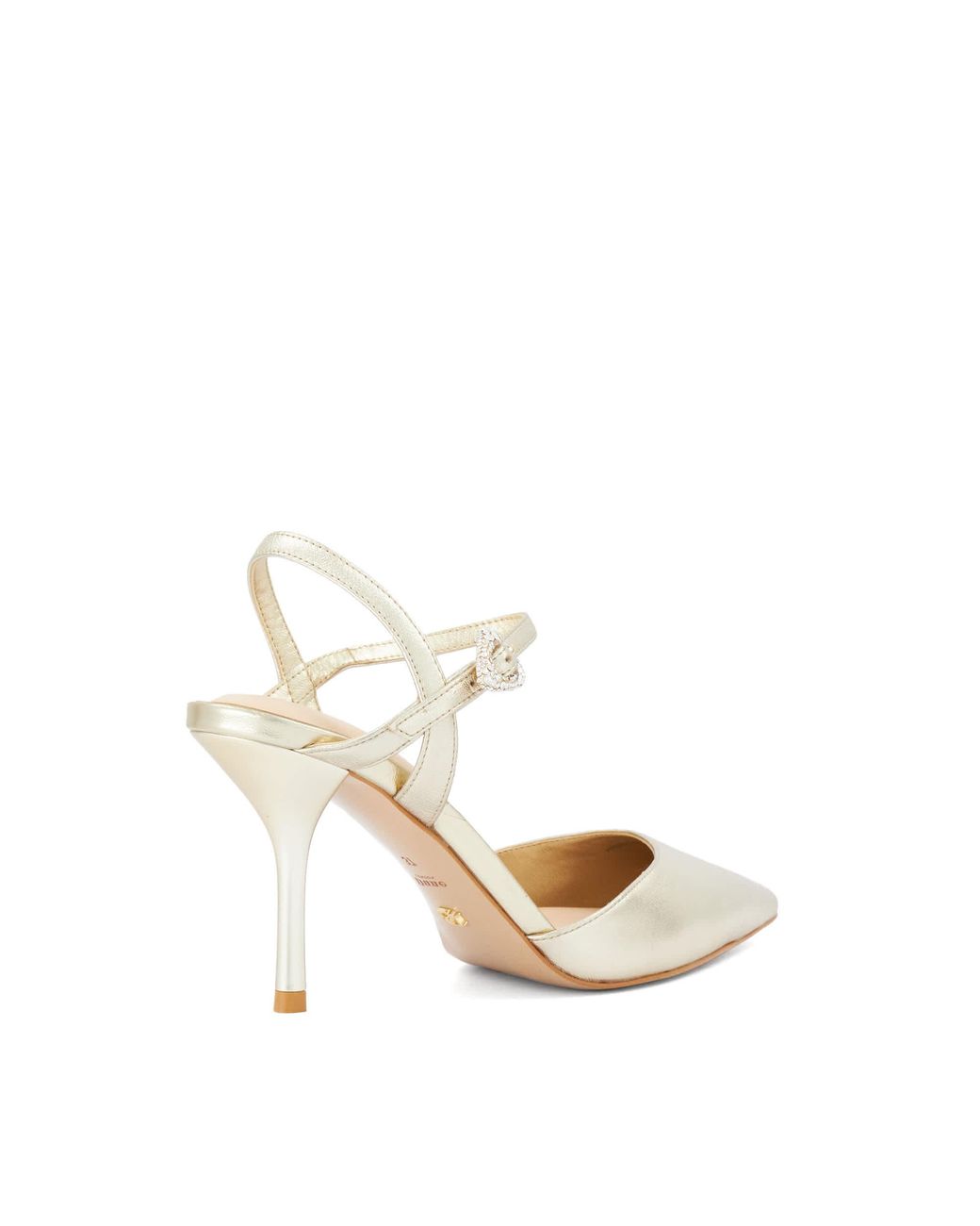 Dune White Compelling Y-Strap Court Shoes