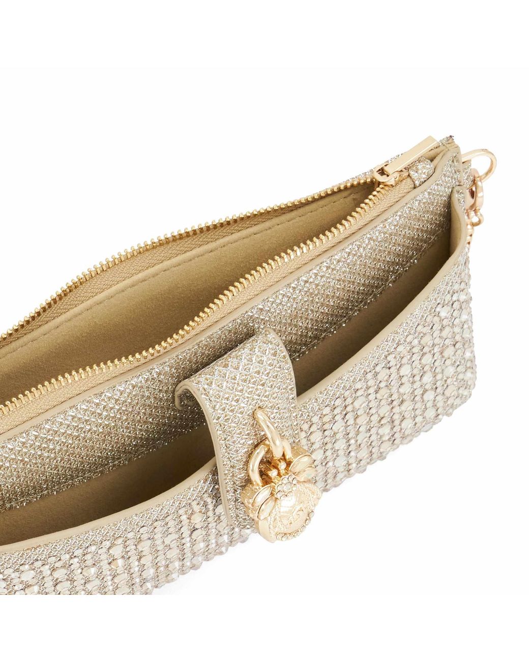 Dune Natural Kerrie Slim Purse With Removable Card Holder