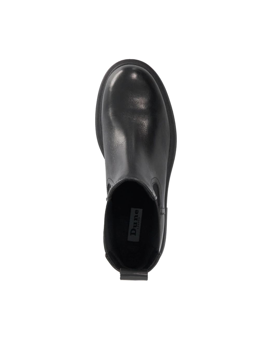 Dune Black Pixx Slip-On Ankle Boots