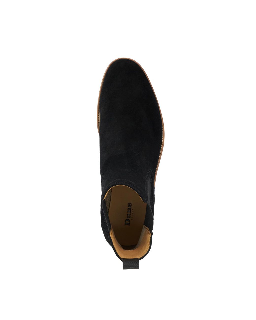 Dune Black Mckinley Formal Leather Chelsea Boots for men