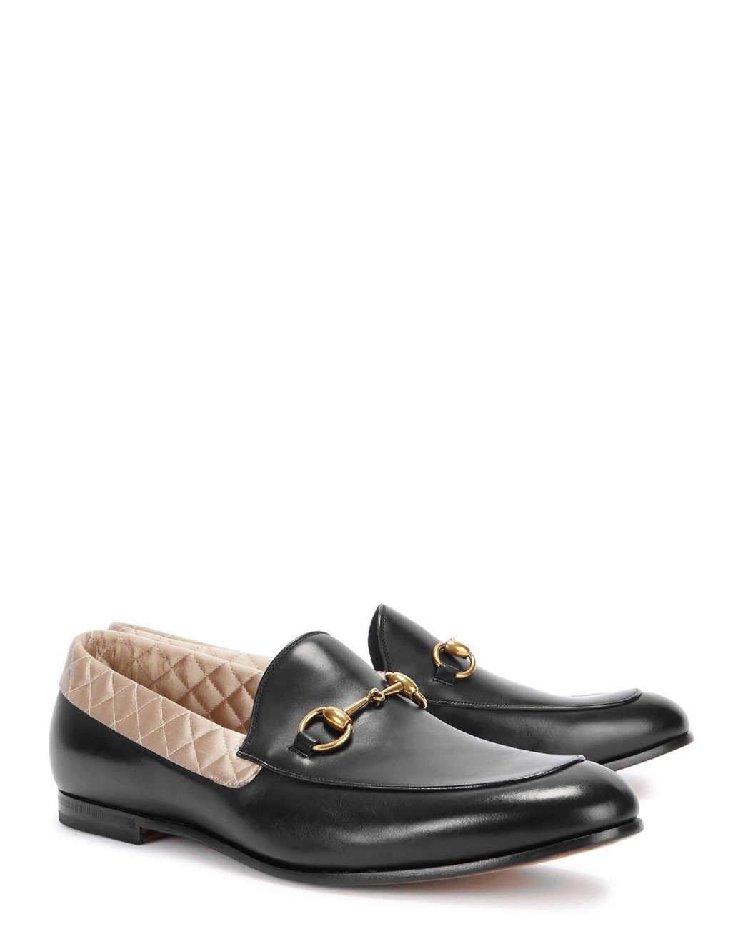Gucci Betis Glamour Black Leather Loafers | Lyst UK