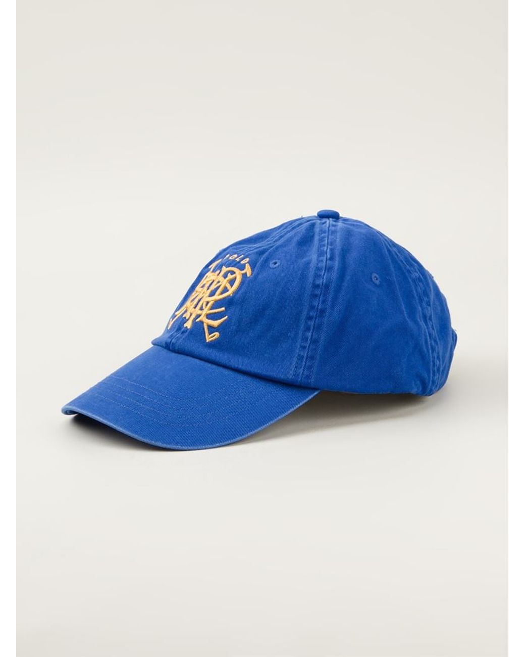 Polo Ralph Lauren Crest Embroidered Baseball Cap in Blue for Men | Lyst