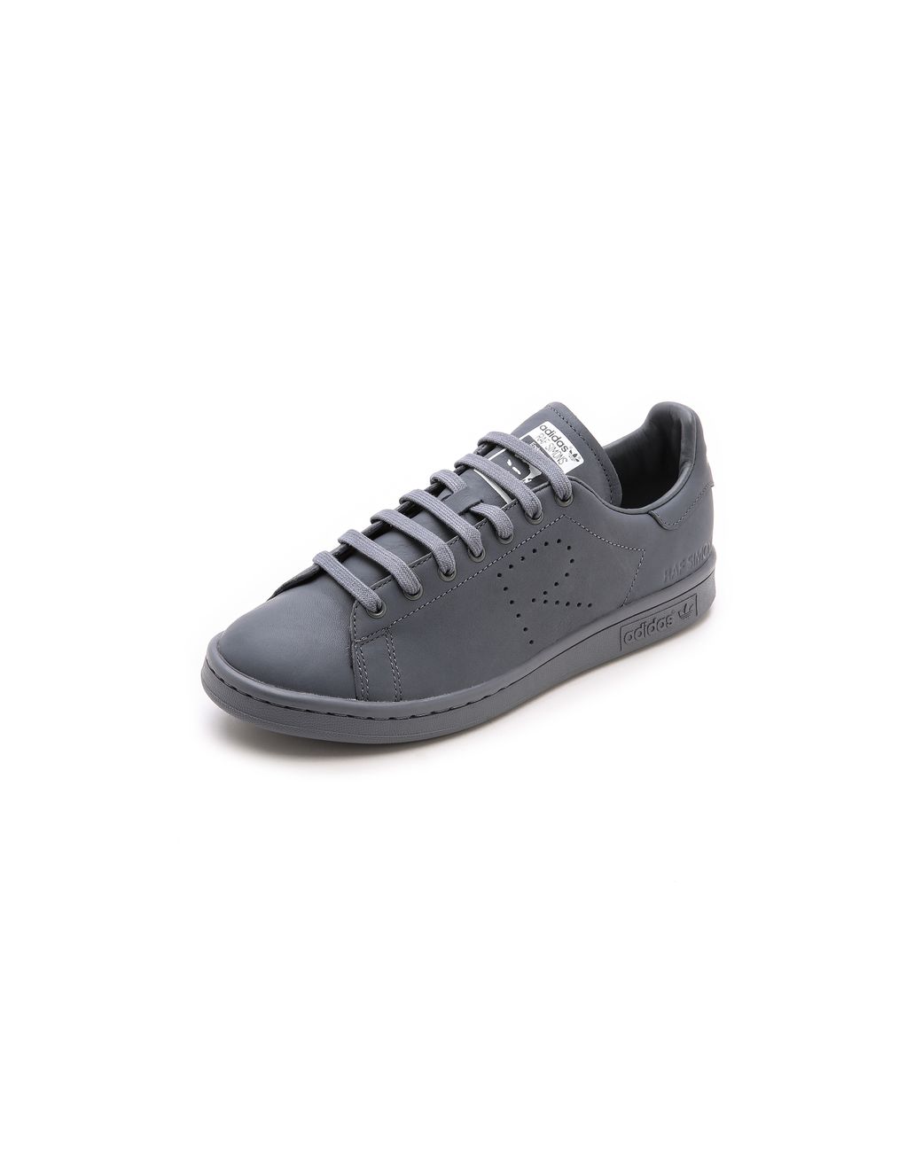 adidas By Raf Simons Stan Smith Leather Sneakers in Grey | Lyst Canada