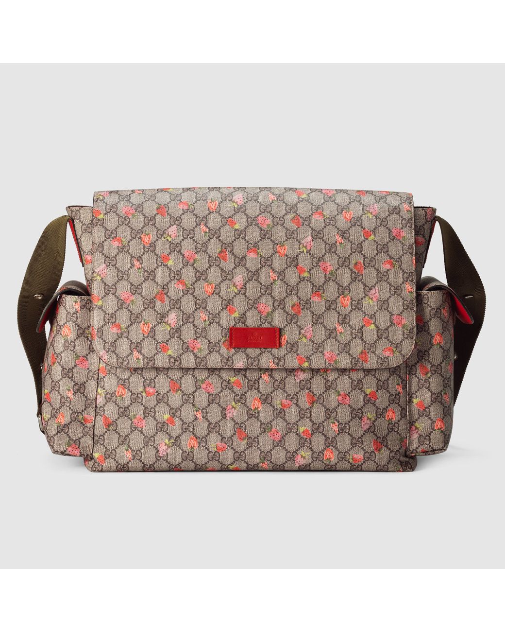 Gucci strawberry deals diaper bag