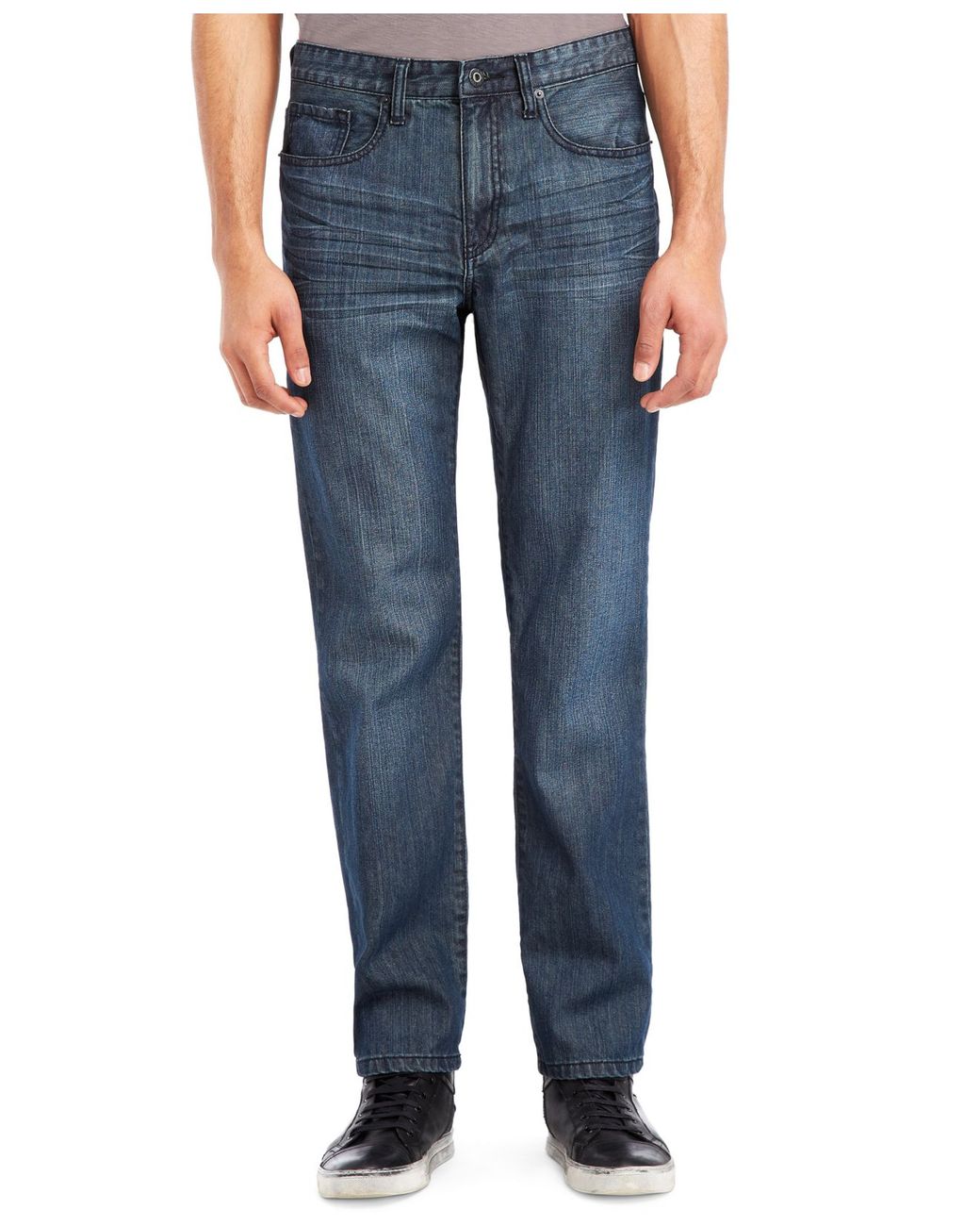 Kenneth Cole Reaction Relaxed-Fit Jeans in Blue for Men | Lyst