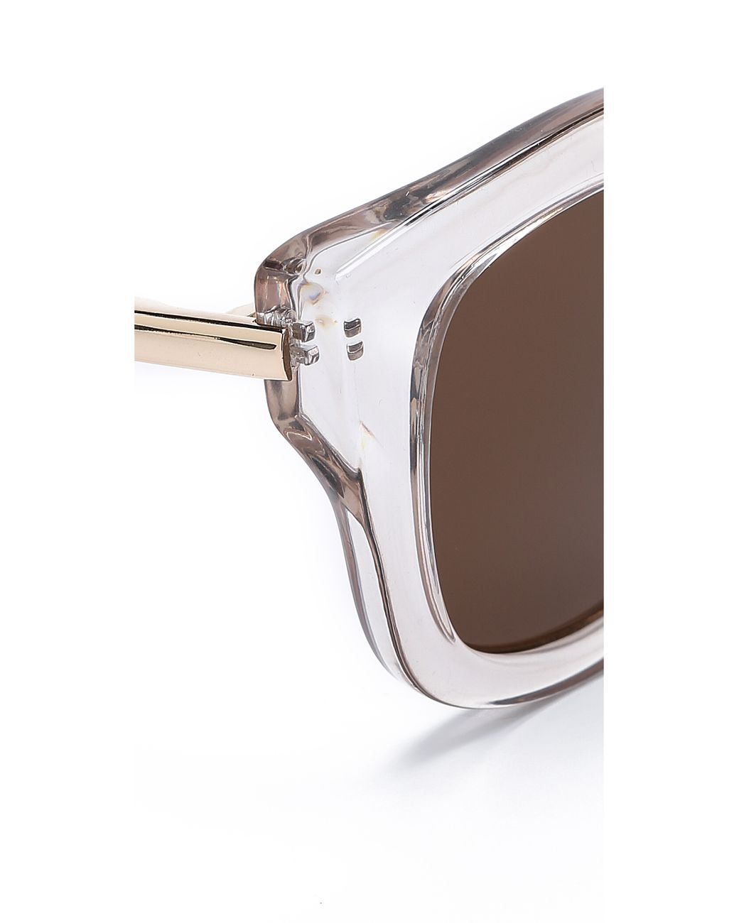 Le Specs Runway Luxe Sunglasses in Natural | Lyst
