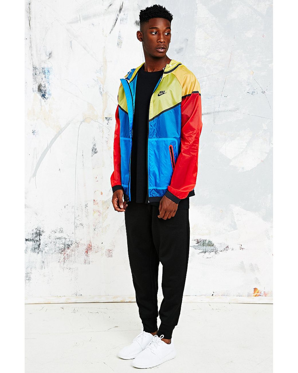 Nike Hyper Windbreaker Jacket in Tricolour in Blue for Men | Lyst UK