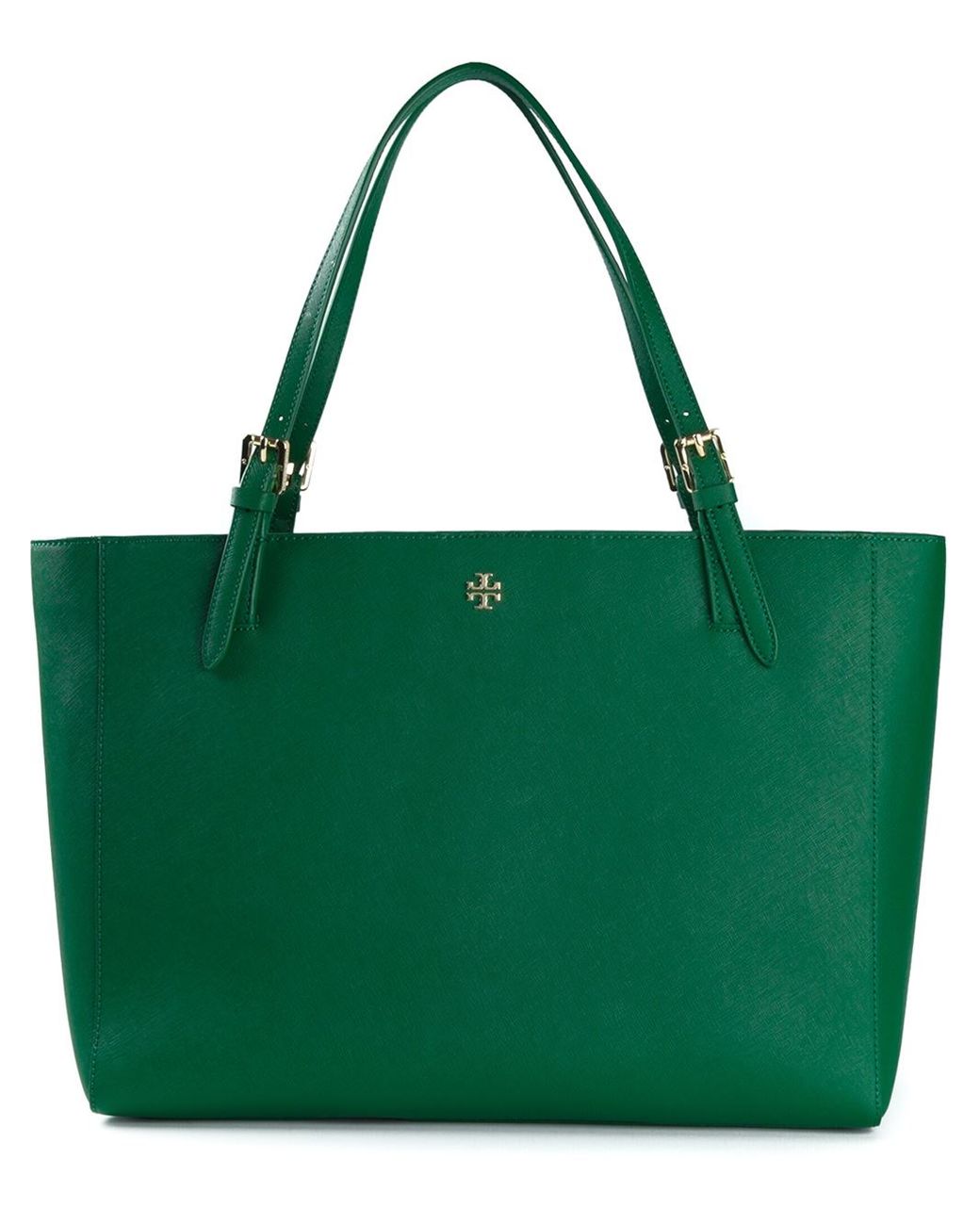 Tory Burch Large 'York' Shopper Tote in Green | Lyst