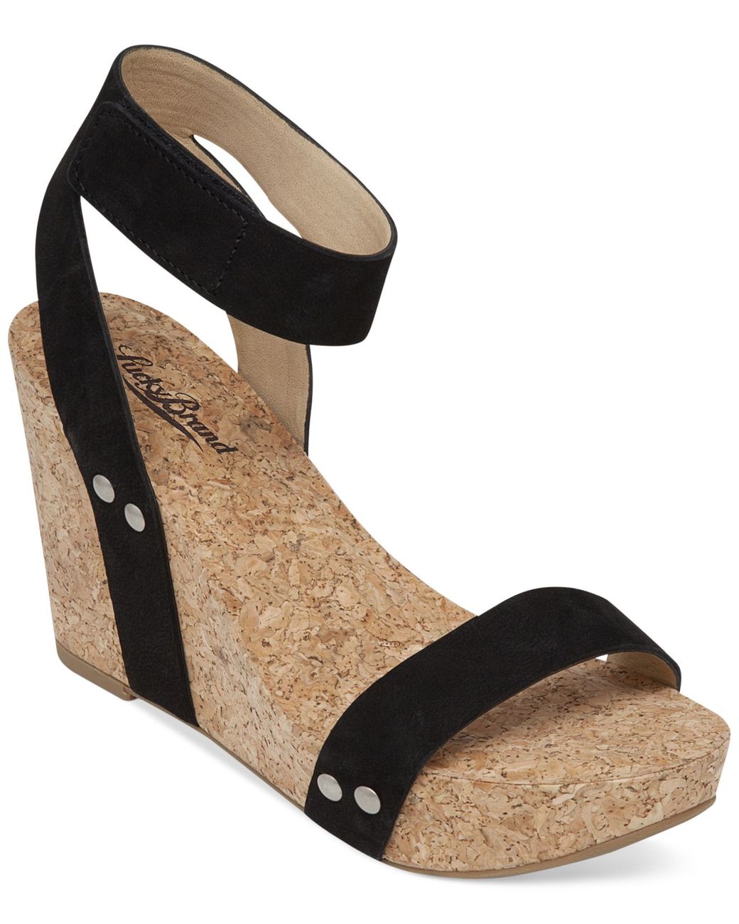 Lucky brand black wedges 2025