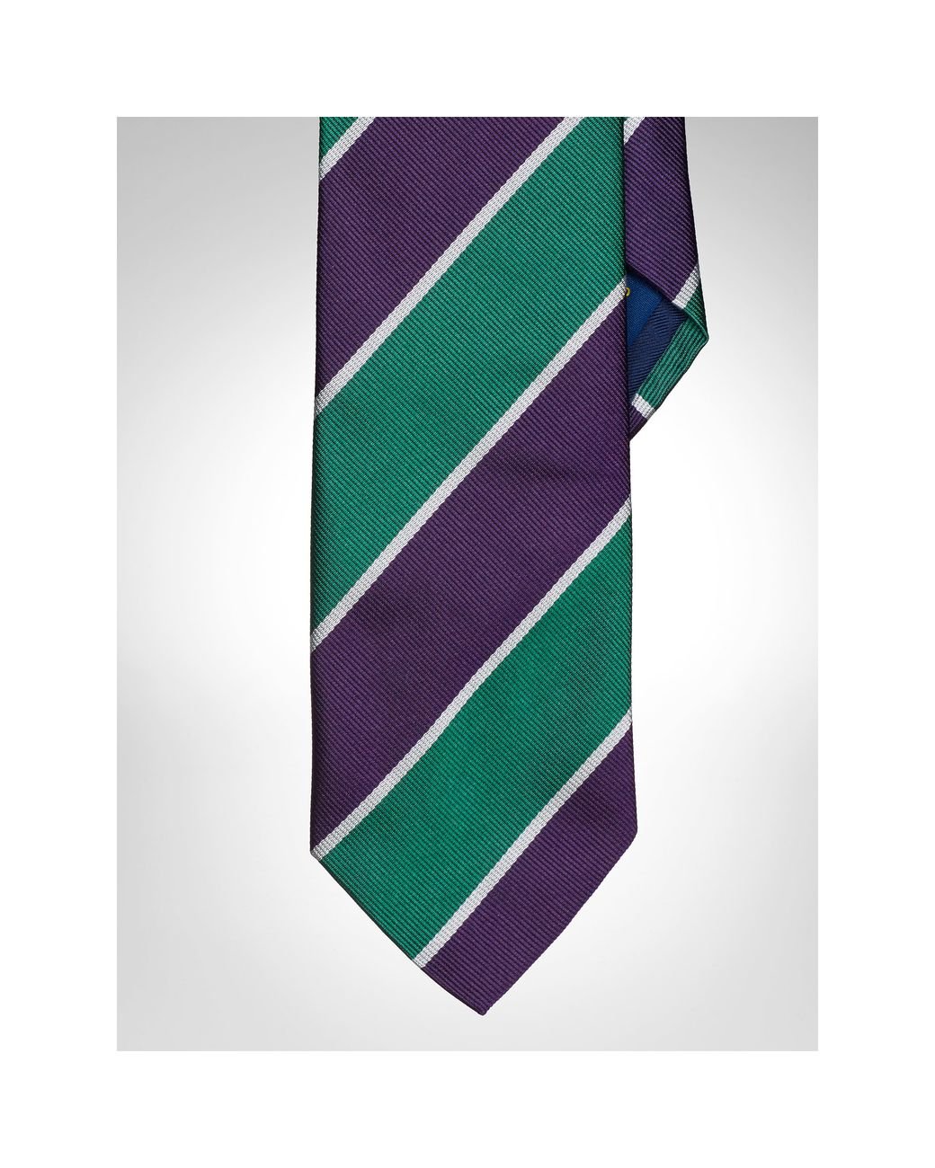 Polo Ralph Lauren Wimbledon Silk Narrow Tie in Green/Purple (Green) for Men  | Lyst