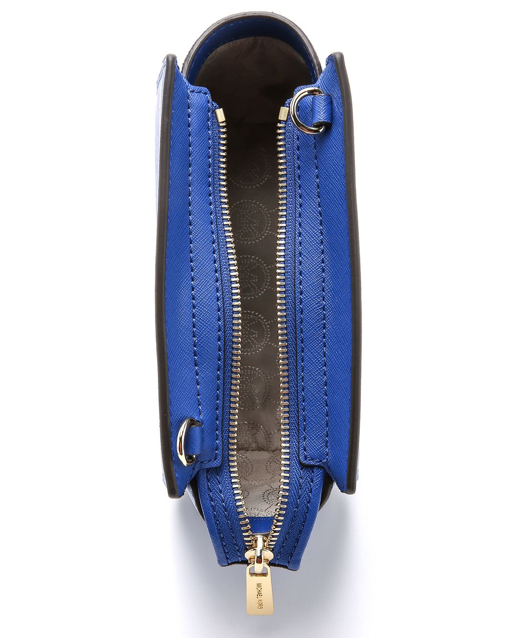 Michael Michael Kors - Electric Blue Leather Crossbody Bag w/ Gold