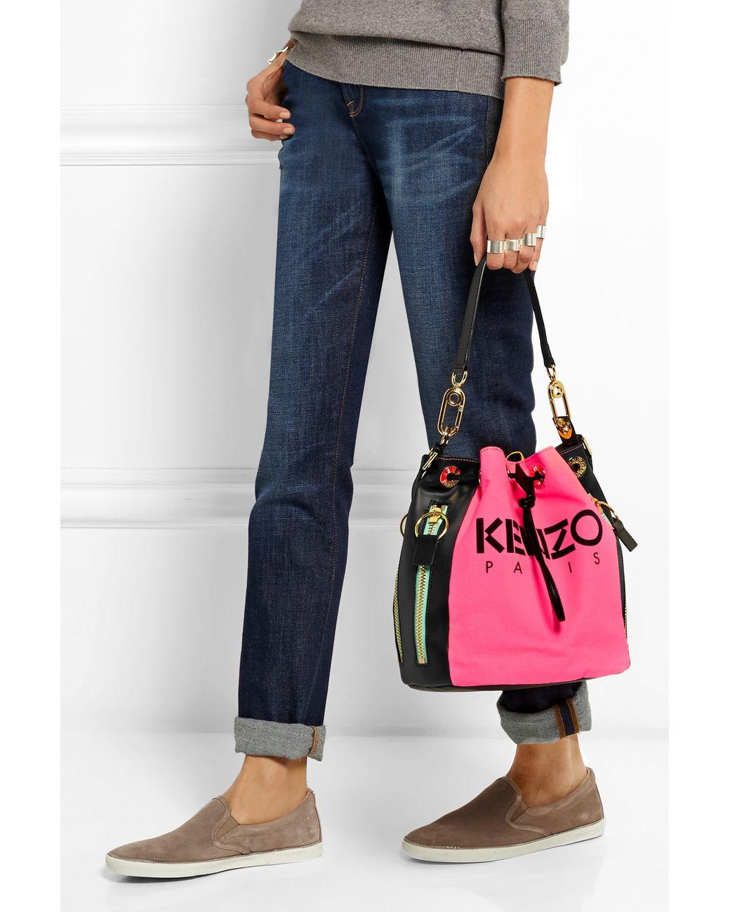 Neon on sale bucket bag