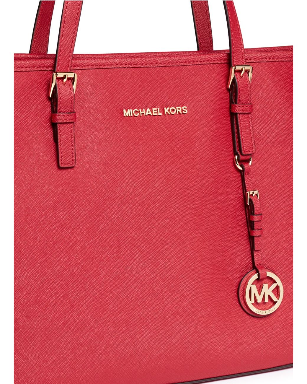 Michael Kors Jet Set Travel Red Shoulder Bag - clothing