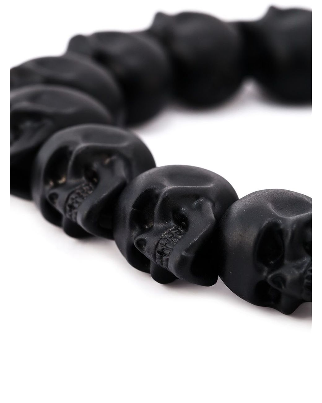Black sale skull beads