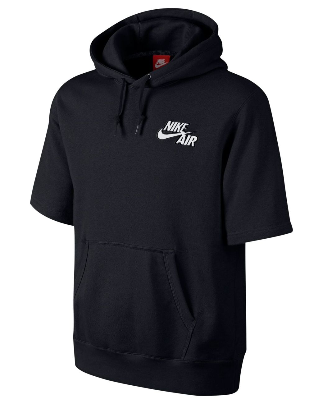 Nike Air Pivot Short-Sleeve Hoodie in Black for Men | Lyst
