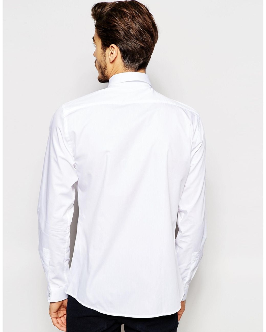 men's shirt with popper buttons