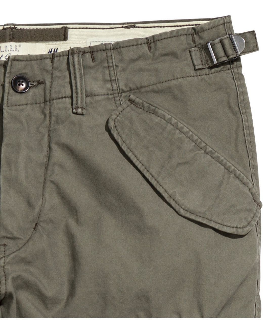 H&M Cargo Pants in Khaki Green (Natural) for Men | Lyst