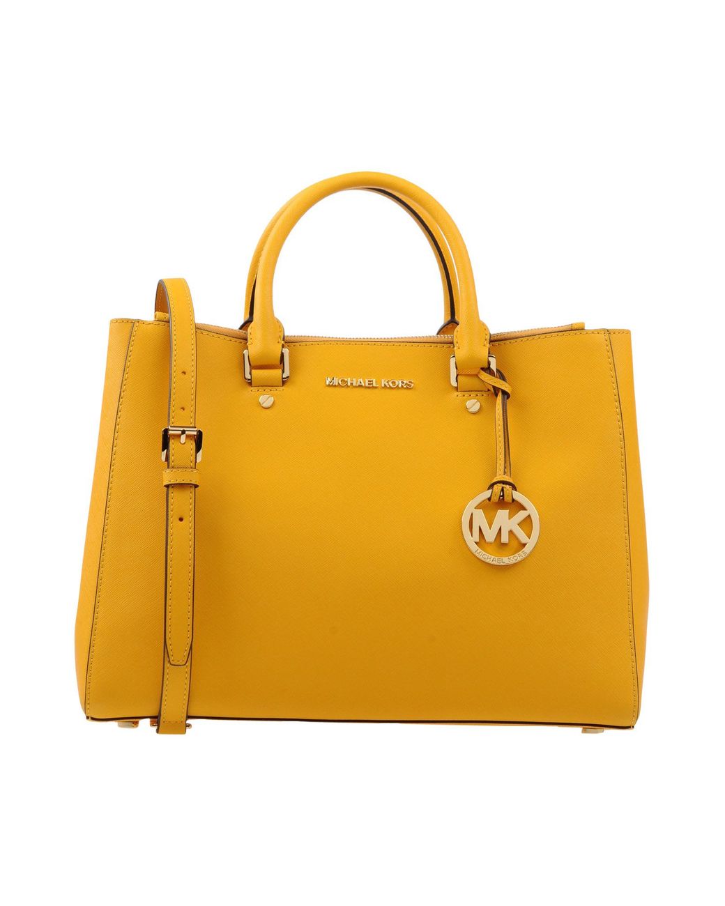 michael kors mustard yellow crossbody purse 